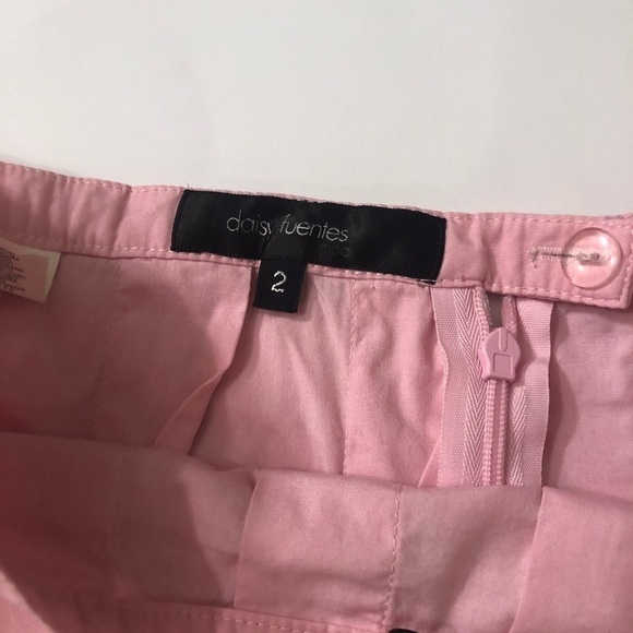 Daisy Fuentes Pink,Brown,White Ombré Skirt Sz 2 - Picture 4 of 8